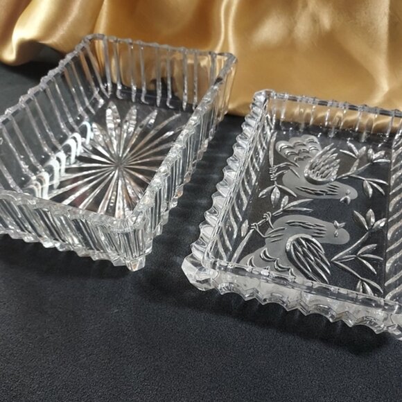 Hofbauer Byrdes Highly Collectible Crystal Bird Box - Picture 8 of 8